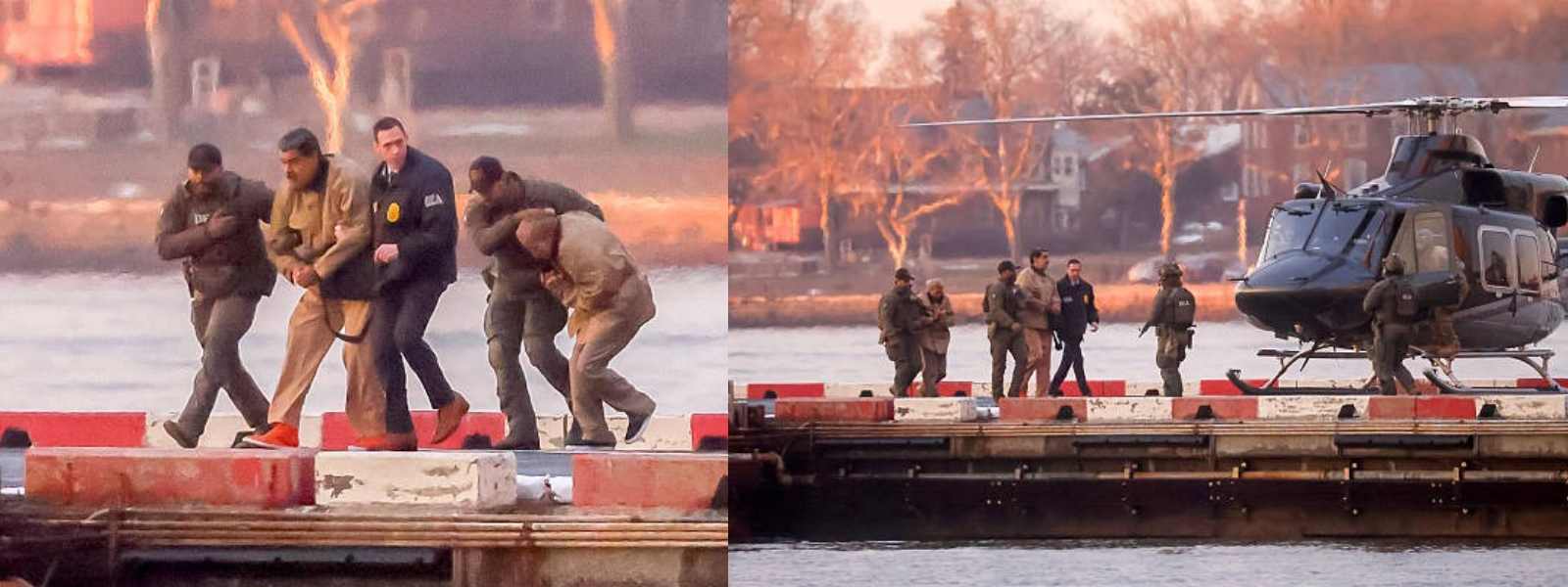 වෙනිසියුලානු ජනපති නිව්යෝර්ක් අධිකරණයට රැගෙන එයි.